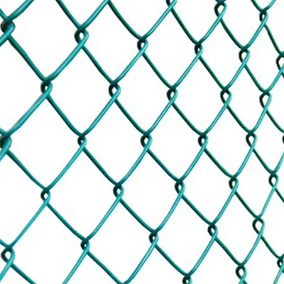 Chain Link PVC Coated and Galvanized Metal Mesh