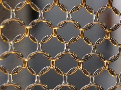 Decorative Hanging Aluminum Link Chain Metal Curtain