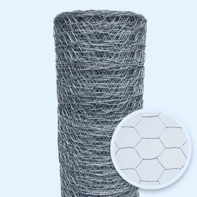 Galvanized Chicken Wire Hex Poultry Netting Roll Fencing