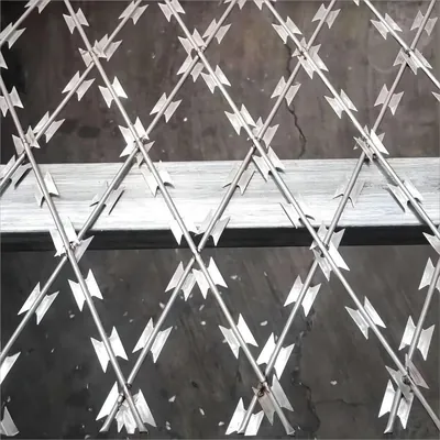 Flat concertina razor wire