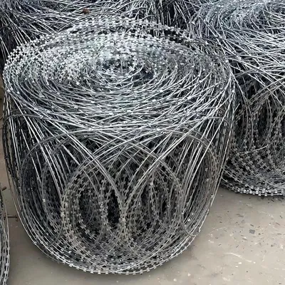 Flat Wrap Razor Wire Coils