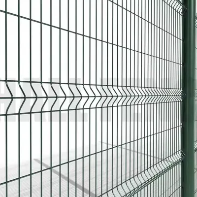 Durable 3D Curved Security Fence