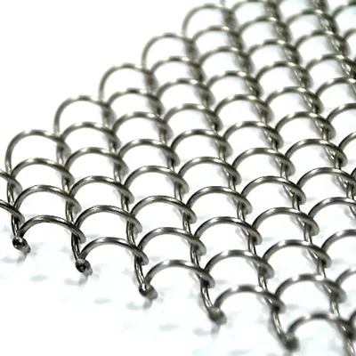 Stainless Steel 304 316 Chainmail Metal Ring Mesh