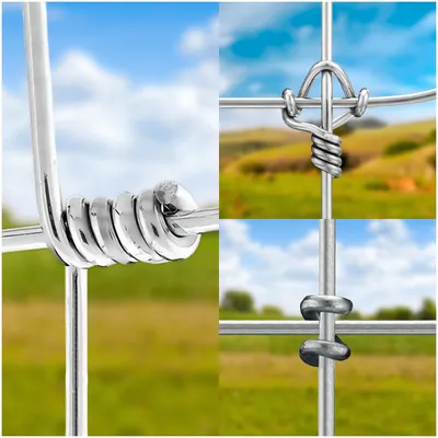 Dipped Galvanized Hinge Knot Woven Wire Field Fence