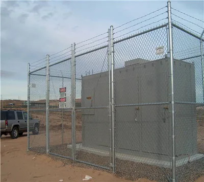 Hot dipped galvanized cyclone fence